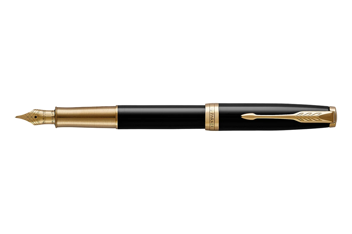Parker® Parker Sonnet Black Lacquer 18K GT Vulpen 1 Parker® Parker Sonnet Black Lacquer 18K GT Vulpen