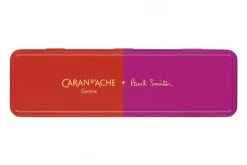 Caran D'Ache 849 Paul Smith Warm Red/Melrose Pink Balpen -Winkel Voor Kantoorartikelen Caran d Ache 849 Paul Smith Warm Red Melrose Pink BP 4