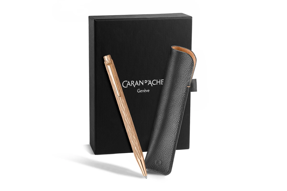 Caran D'Ache Ecridor Venetian Rosegold Balpen Met Etui 6 Caran D'Ache Ecridor Venetian Rosegold Balpen Met Etui - Afbeelding 6