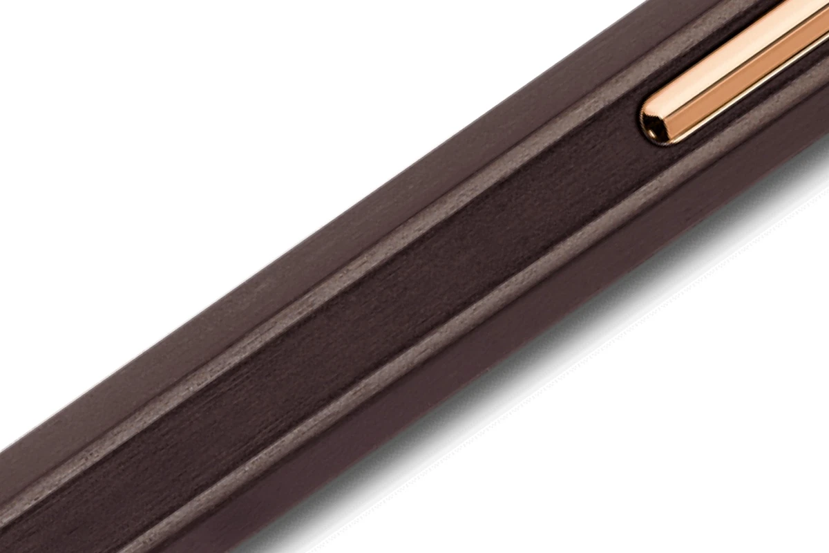 Caran D'Ache Varius Ebony Rose Gold Balpen 2 Caran D'Ache Varius Ebony Rose Gold Balpen - Afbeelding 2