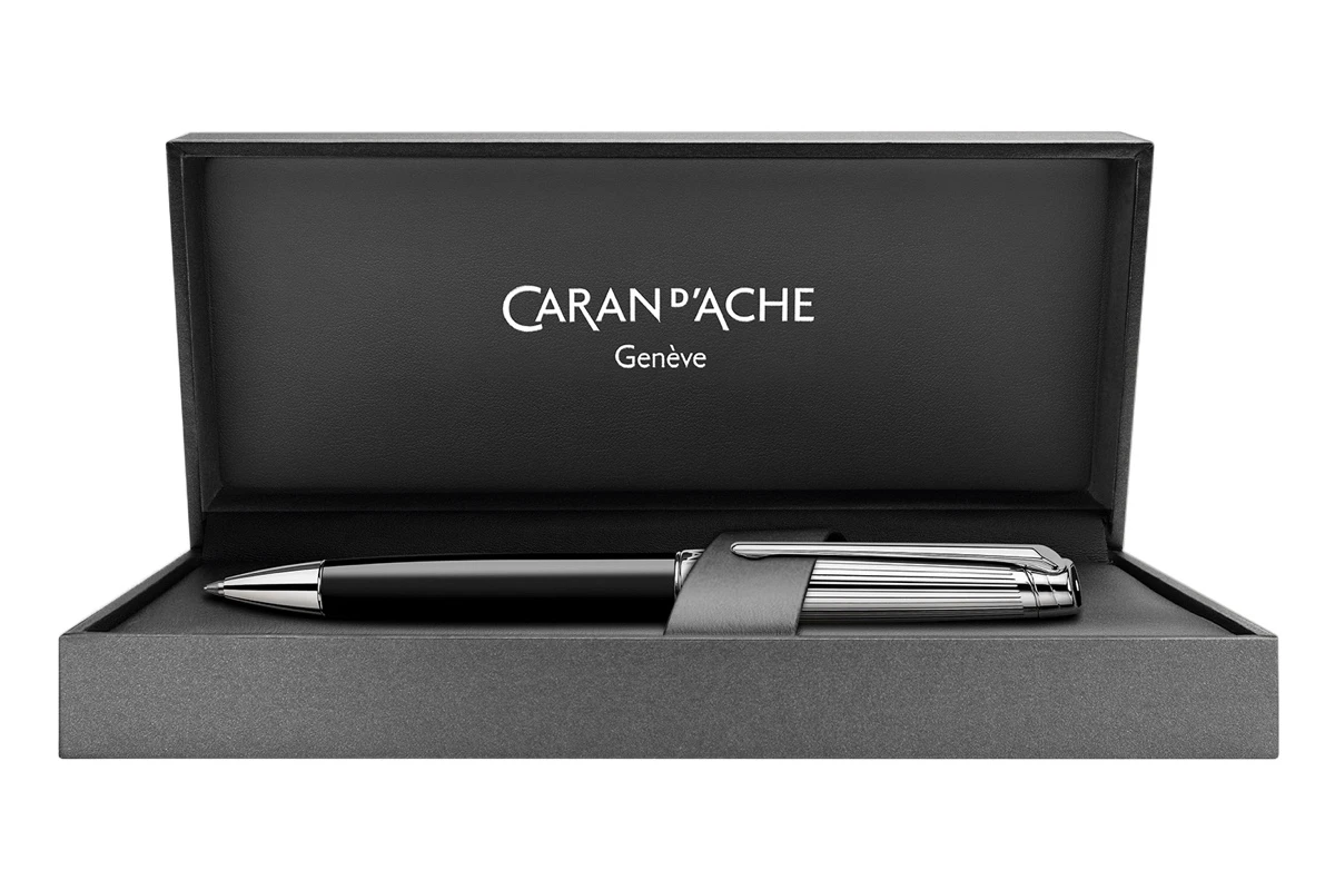Caran D'Ache Léman Bicolor Black Balpen 3 Caran D'Ache Léman Bicolor Black Balpen - Afbeelding 3