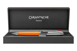 Caran D'Ache Léman Bicolor Saffron Balpen -Winkel Voor Kantoorartikelen Caran d ache Leman Bicolor Saffron ballpoint pen 3