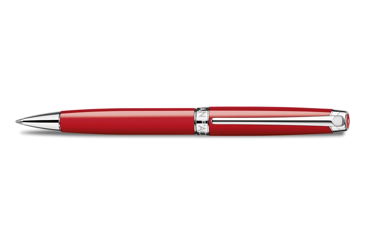 Caran D'Ache Léman Scarlet Red Balpen 1 Caran D'Ache Léman Scarlet Red Balpen