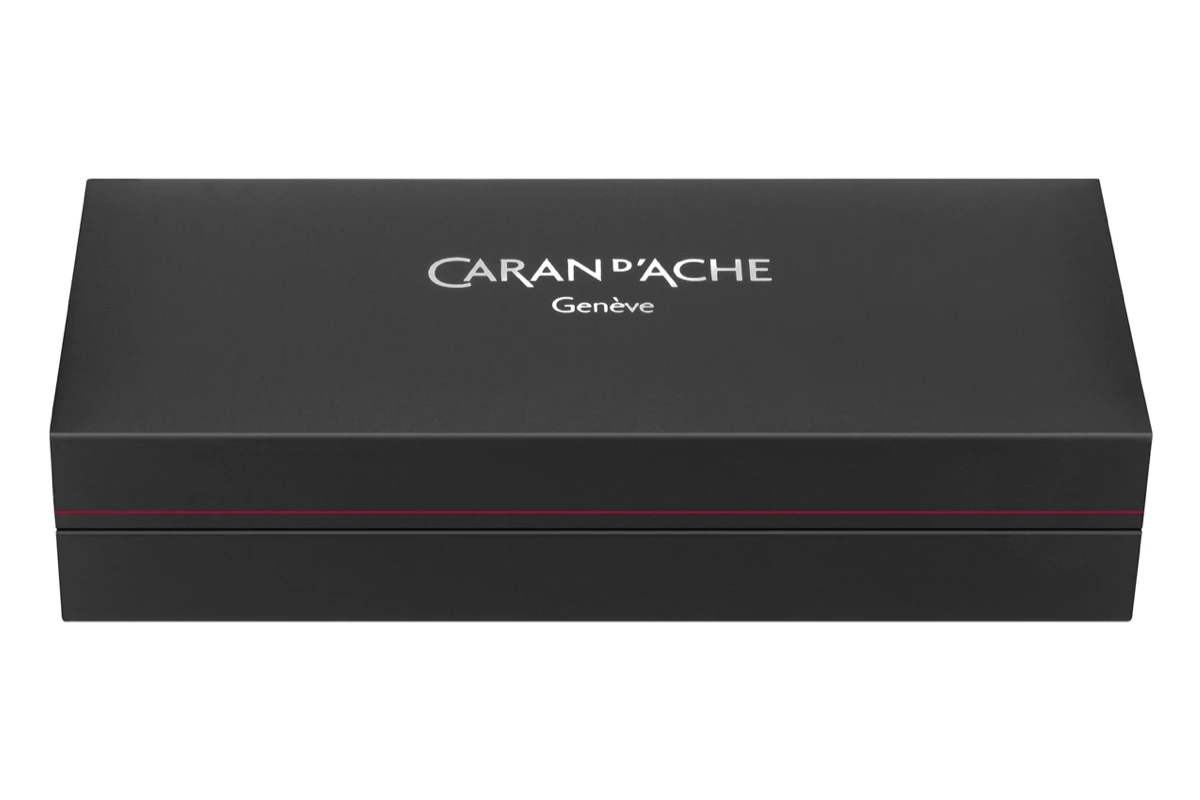 Caran D'Ache Léman Slim Black Ebony Balpen 3 Caran D'Ache Léman Slim Black Ebony Balpen - Afbeelding 3