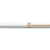 Caran D'Ache Léman Slim White Rose Gold Balpen