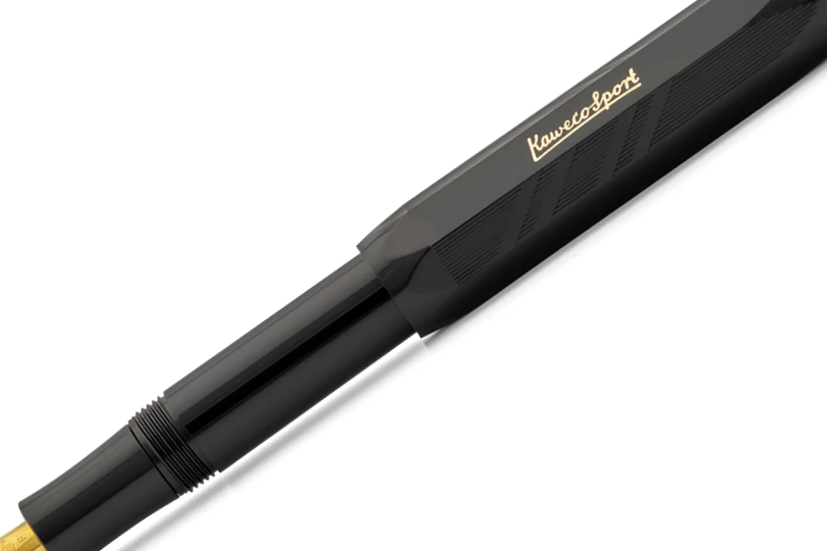 Kaweco Sport Guilloch Zwart Vulpen 2 Kaweco Sport Guilloch Zwart Vulpen - Afbeelding 2