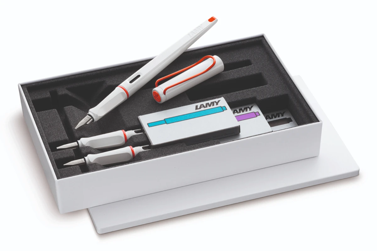 LAMY Joy White + Red Kalligrafie Set 1 LAMY Joy White + Red Kalligrafie Set