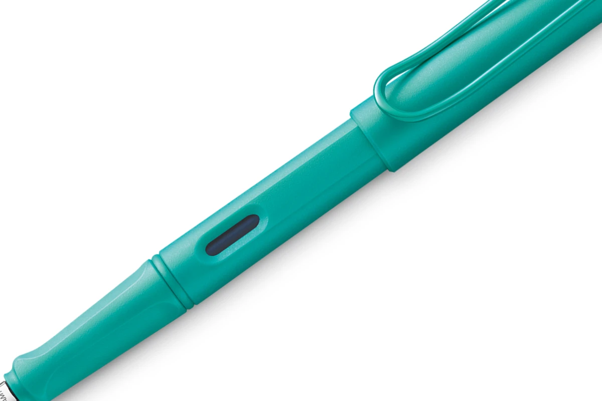LAMY Safari Candy Aquamarine Vulpen 2 LAMY Safari Candy Aquamarine Vulpen - Afbeelding 2
