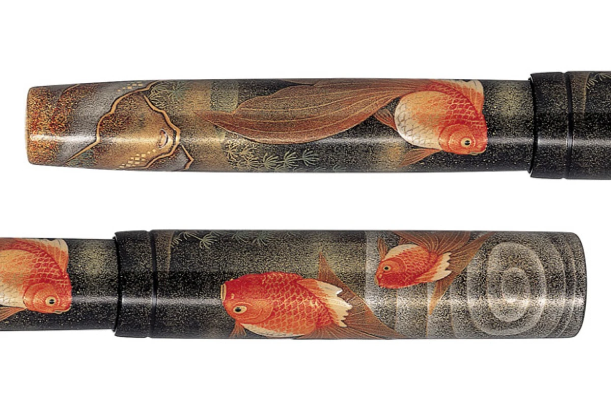 Namiki Emperor Gold Fish Vulpen 6 Namiki Emperor Gold Fish Vulpen - Afbeelding 6