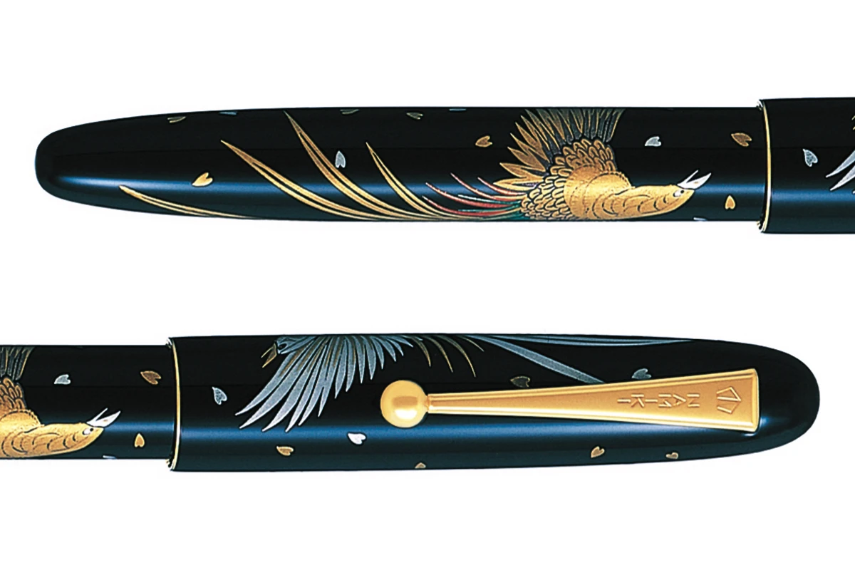 Namiki Tradition Golden Pheasant Vulpen 3 Namiki Tradition Golden Pheasant Vulpen - Afbeelding 3