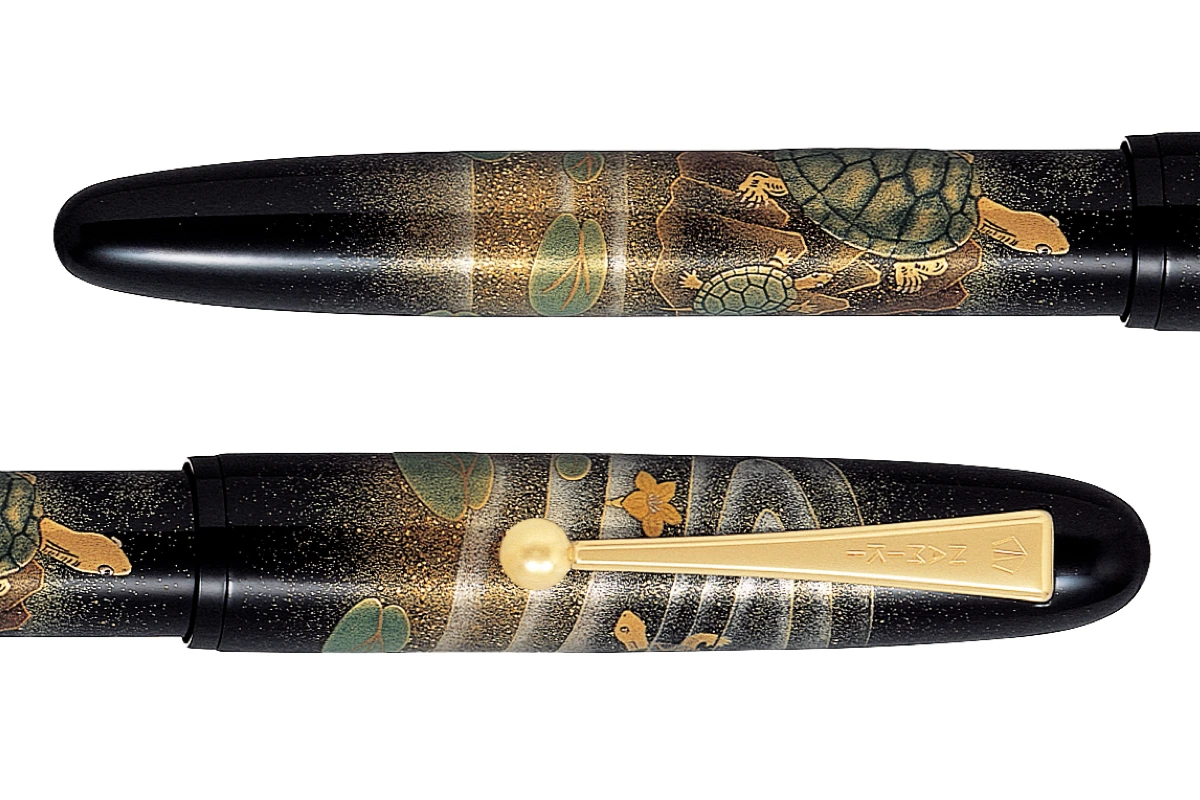 Namiki Yukari Turtle Vulpen 6 Namiki Yukari Turtle Vulpen - Afbeelding 6