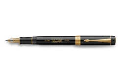 Parker® Parker Duofold 135 Years Anniversary Black GT Vulpen 9 Parker® Parker Duofold 135 Years Anniversary Black GT Vulpen -Winkel Voor Kantoorartikelen Parker Duofold 135 Years Fountain Pen GT 2