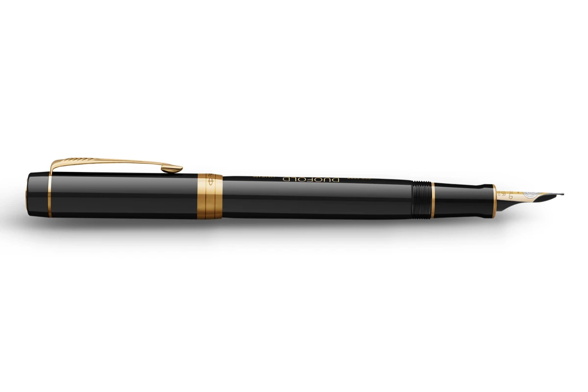 Parker® Parker Duofold 135 Years Anniversary Black GT Vulpen 4 Parker® Parker Duofold 135 Years Anniversary Black GT Vulpen - Afbeelding 4