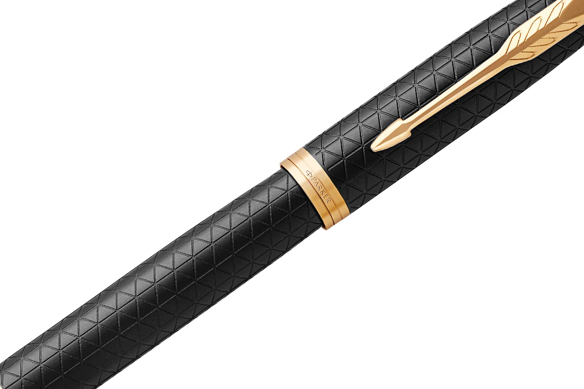 Parker® Parker IM Premium Black/Gold Vulpen 2 Parker® Parker IM Premium Black/Gold Vulpen - Afbeelding 2