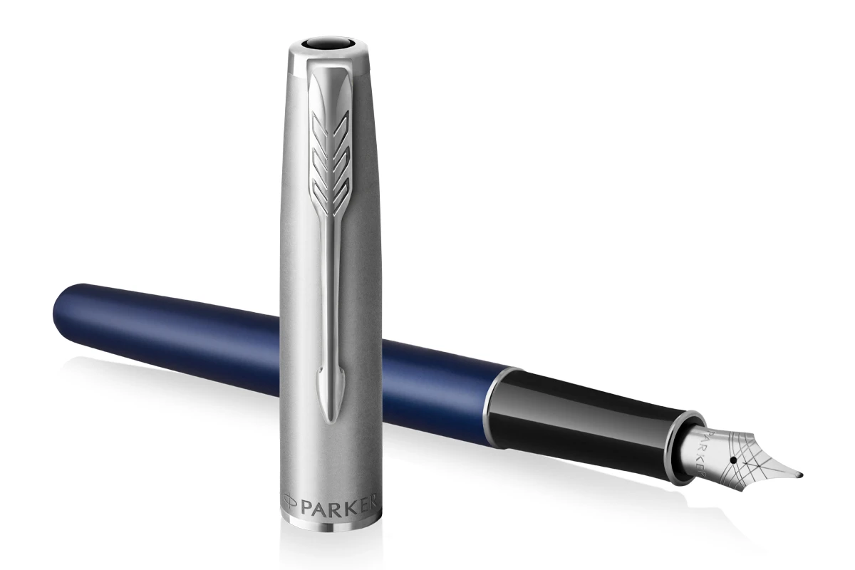 Parker® Parker Sonnet Sand Blasted Blue Vulpen 2 Parker® Parker Sonnet Sand Blasted Blue Vulpen - Afbeelding 2