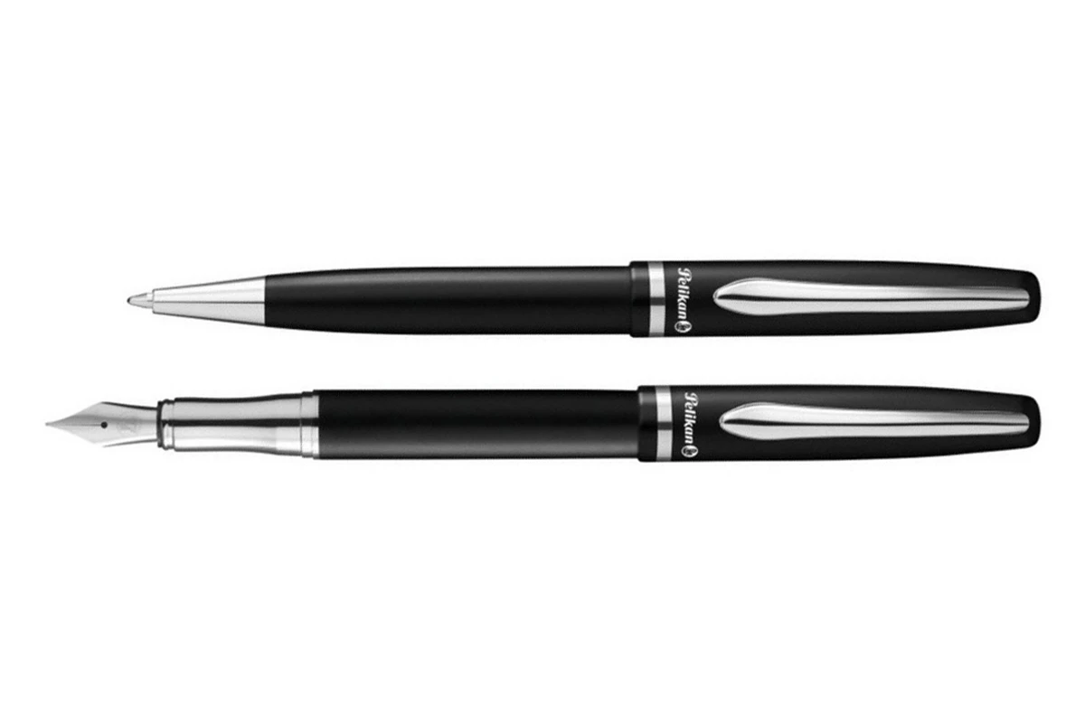 Set Pelikan Jazz Elegance Zwart Balpen En Vulpen 1 Set Pelikan Jazz Elegance Zwart Balpen En Vulpen