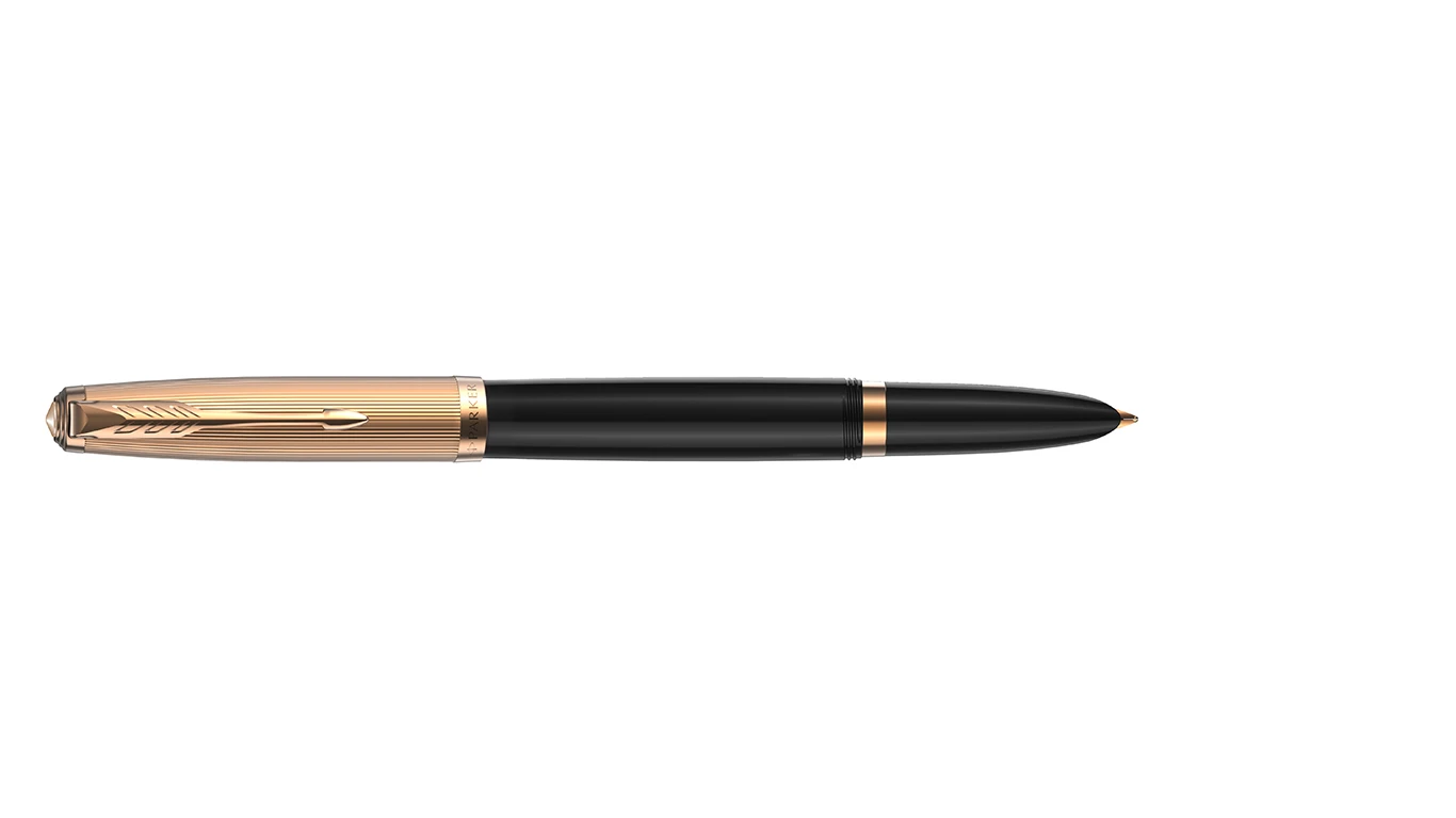 Parker® Parker 51 Deluxe Black GT Vulpen 3 Parker® Parker 51 Deluxe Black GT Vulpen - Afbeelding 3