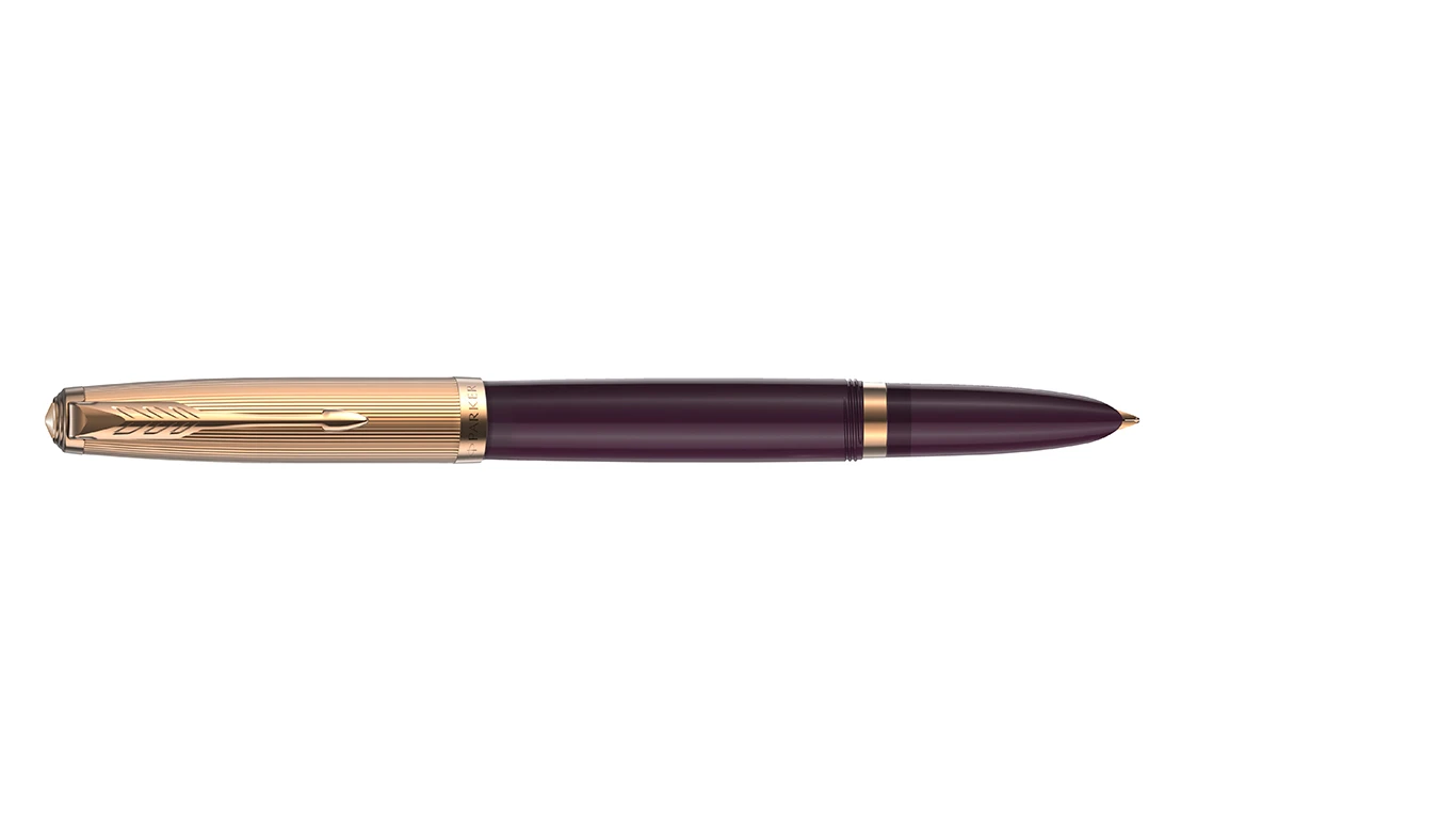 Parker® Parker 51 Deluxe Plum GT Vulpen 3 Parker® Parker 51 Deluxe Plum GT Vulpen - Afbeelding 3