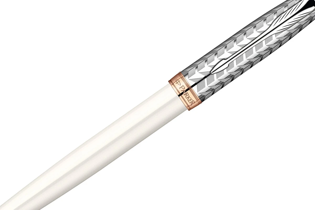 Parker® Parker Sonnet Metal Pearl Vulpen 2 Parker® Parker Sonnet Metal Pearl Vulpen - Afbeelding 2